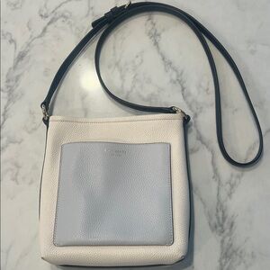 Kate Spade Cream and Gray Crossbody Bag